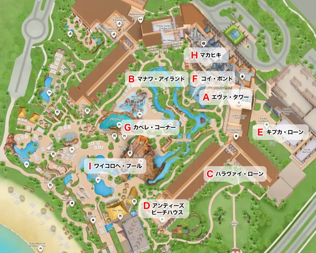 キャラグリ地図全体