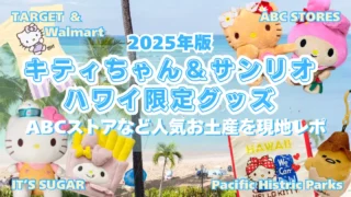 【2025年最新版】ハワイで買えるキティちゃん&サンリオ限定グッズ|ABCストアやIt’Sugarの人気お土産を現地レポ!
