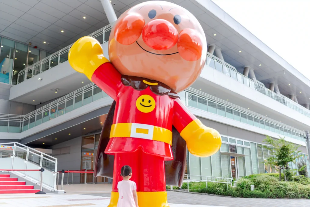 横浜アンパンマンこどもミュージアム　アンパンマン像