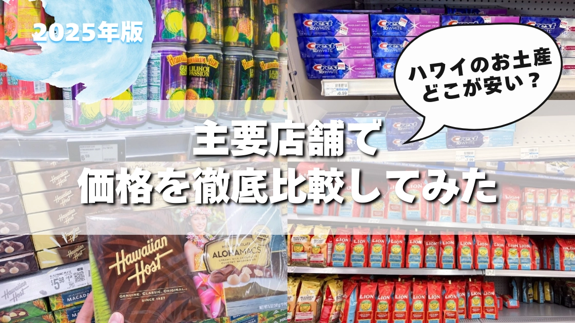 2025年版　主要店舗で価格を徹底比較してみた