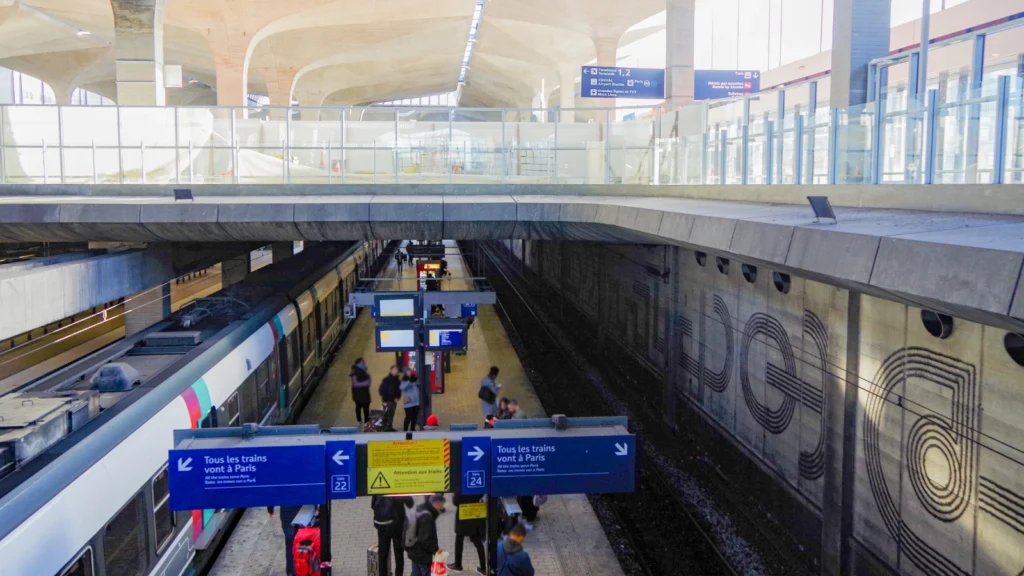 TGV乗り場(シャルルドゴール空港)