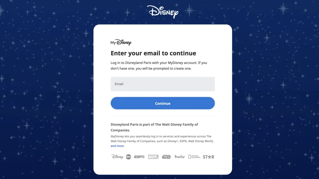 ディズニーランドパリ公式ホームページ