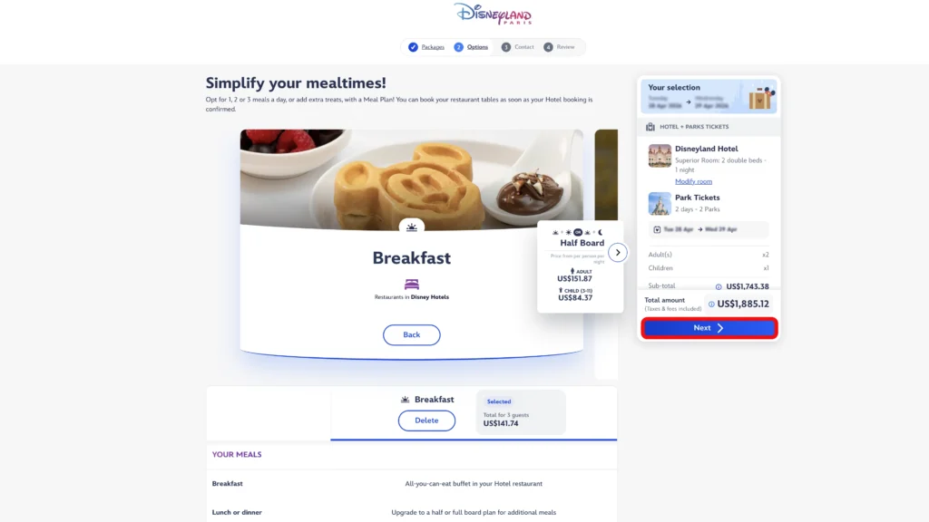 ディズニーランドパリ公式ホームページ