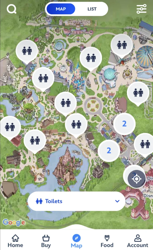 レストルーム（ディズニーランドパリ）