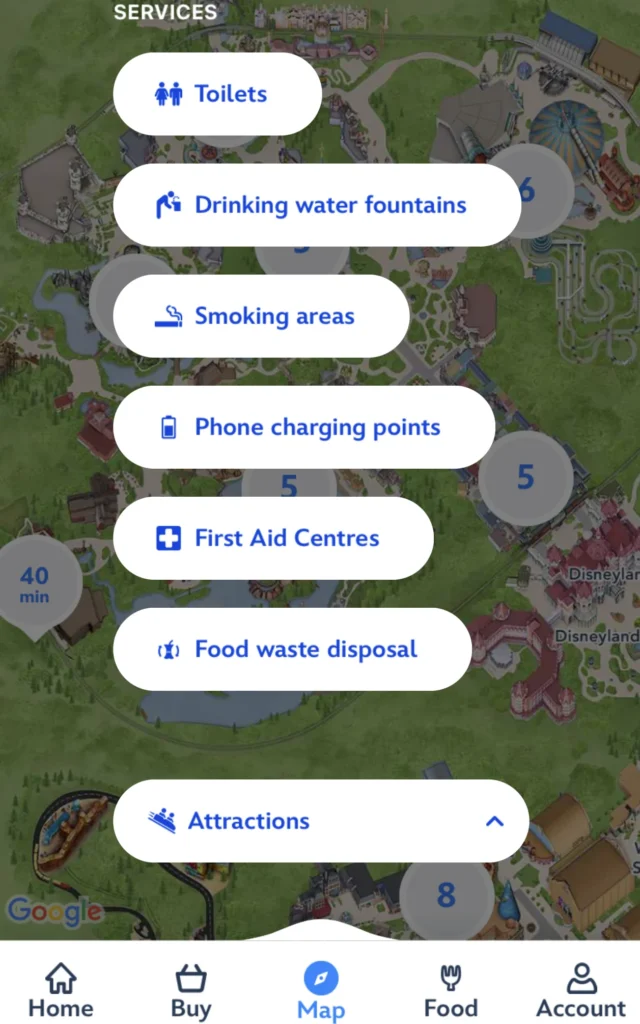 ディズニーランドパリアプリ