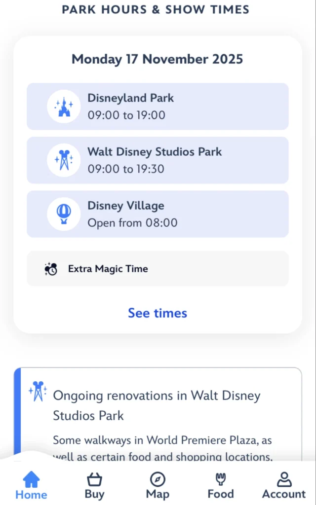 ディズニーランドパリアプリ
