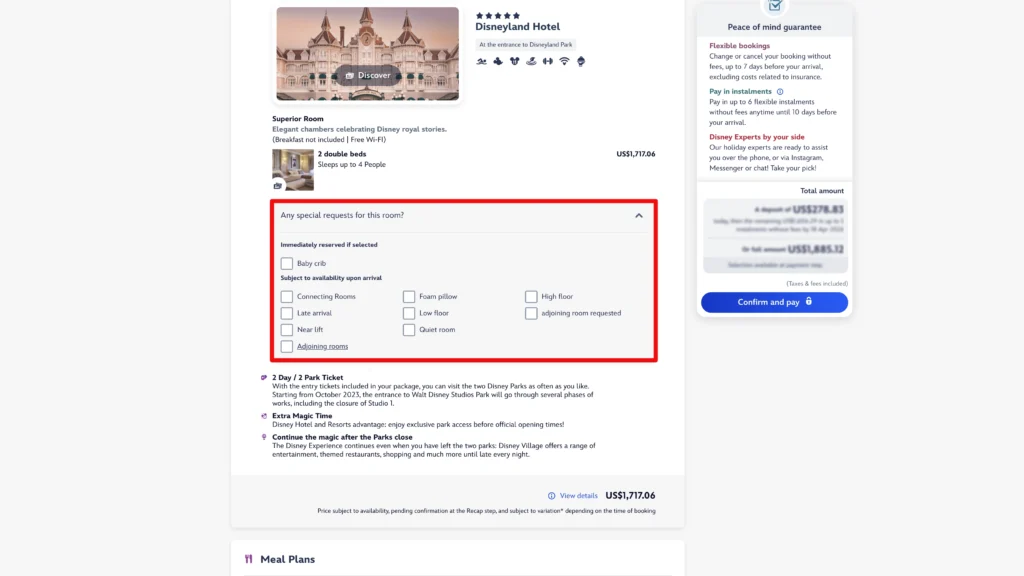 ディズニーランドパリ公式ホームページ