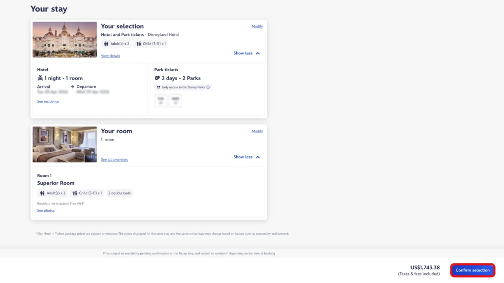 ディズニーランドパリ公式ホームページ