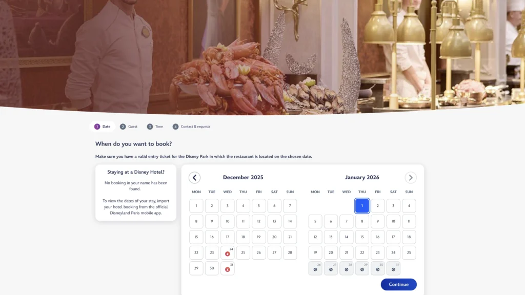 ディズニーランドパリ公式ホームページ