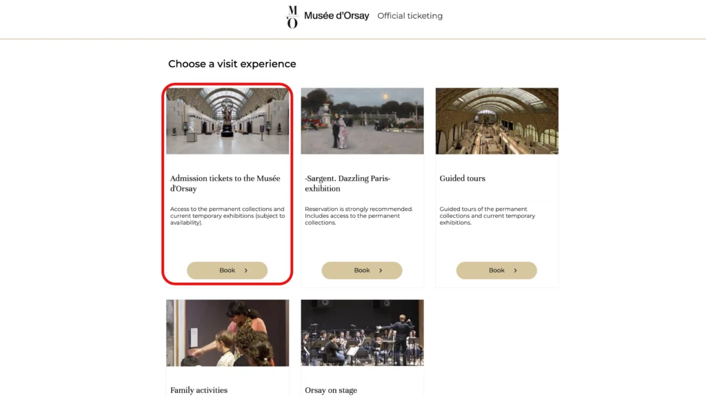 オルセー美術館公式サイト