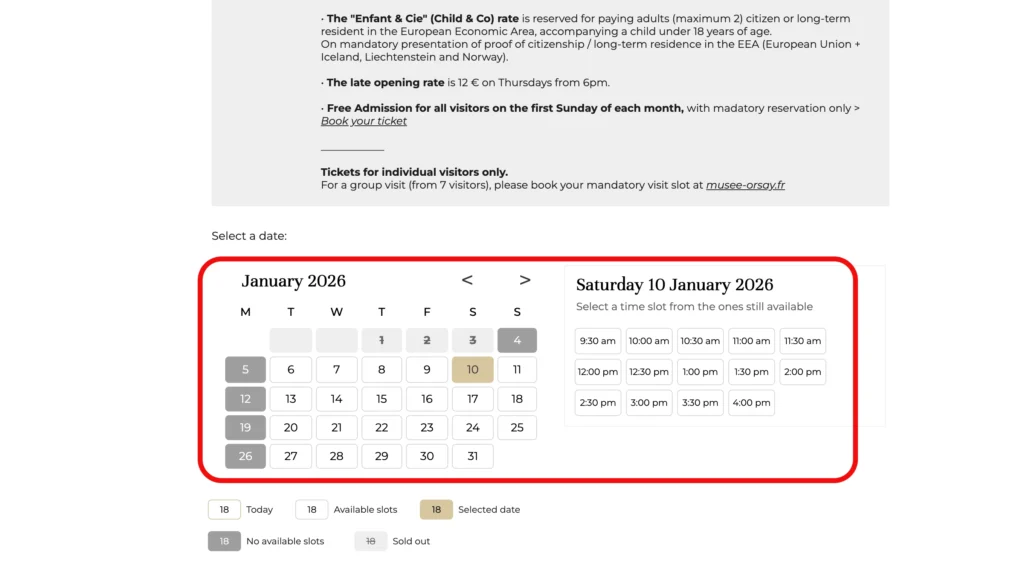 オルセー美術館公式サイト