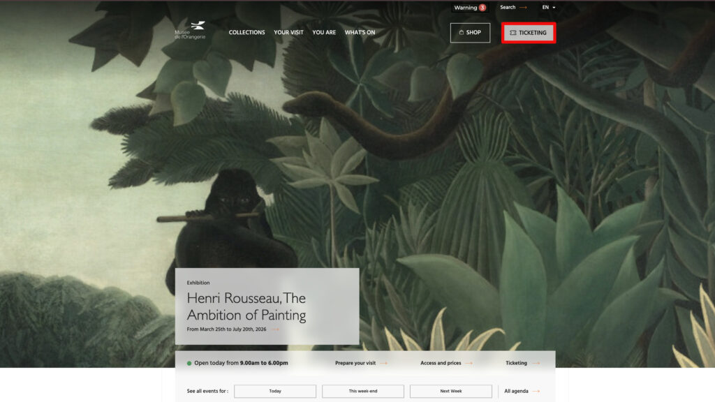 オランジュリー美術館公式サイト