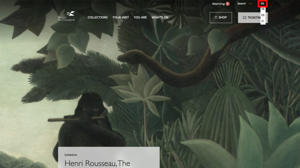 オランジュリー美術館公式サイト