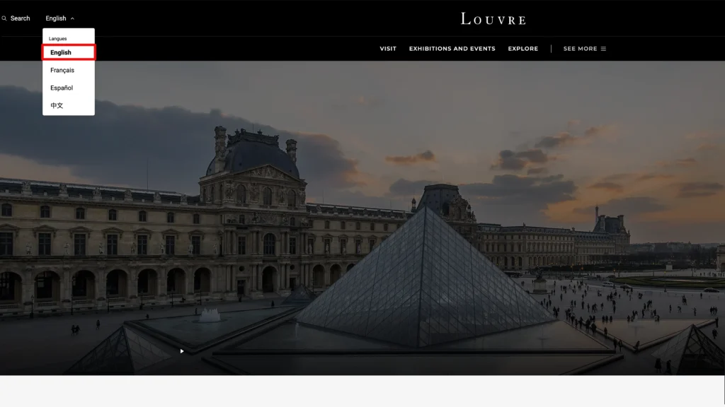 ルーヴル美術館公式サイト