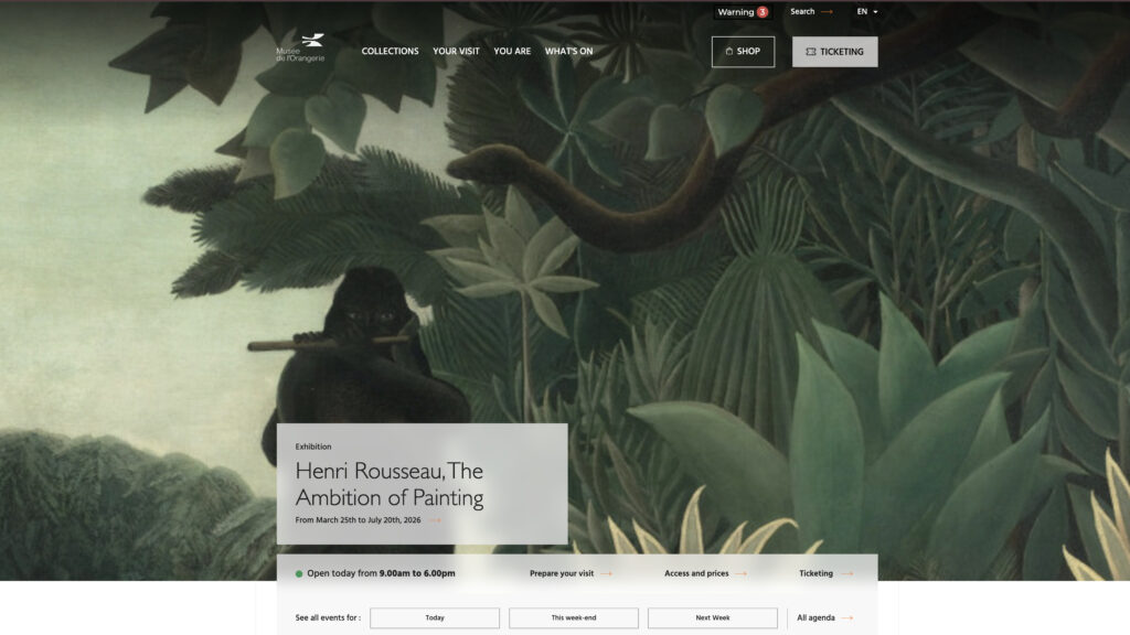 オランジュリー美術館公式サイト