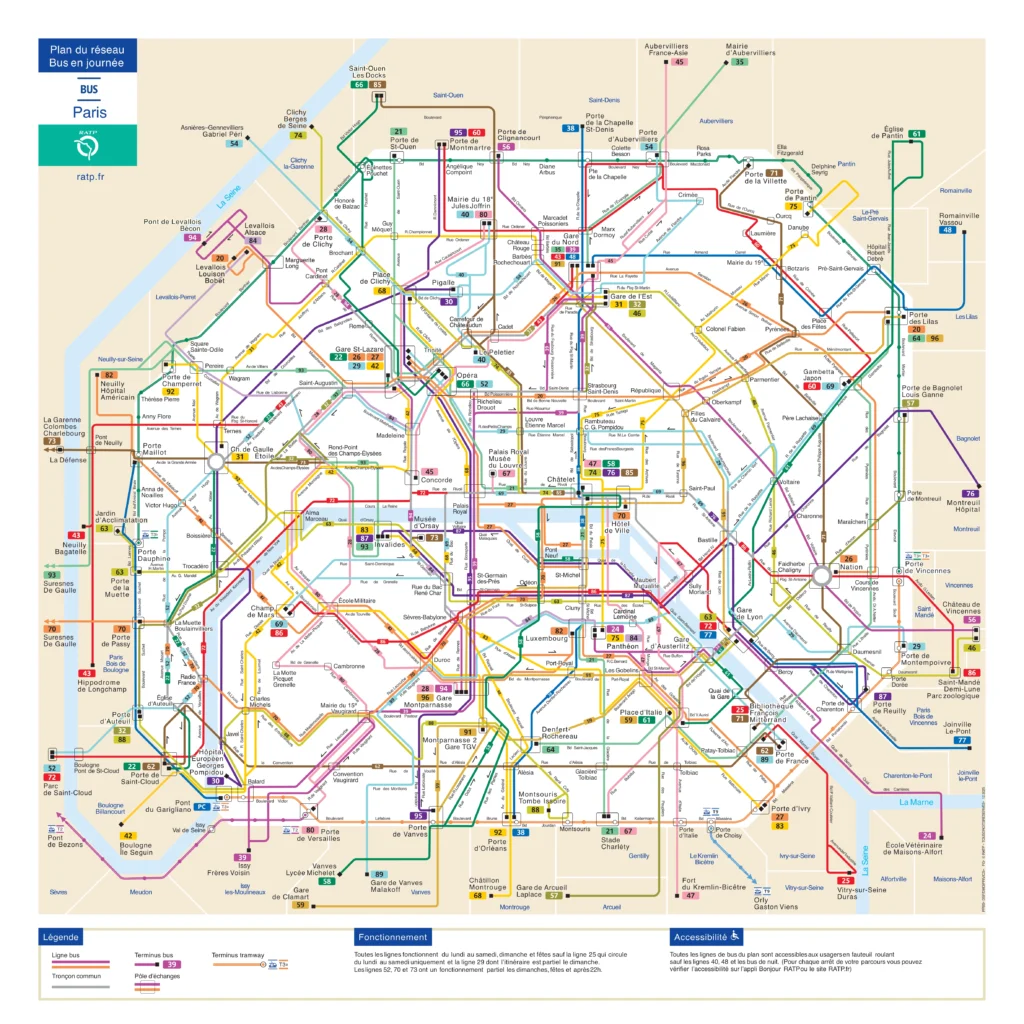 RATP路線図ページ