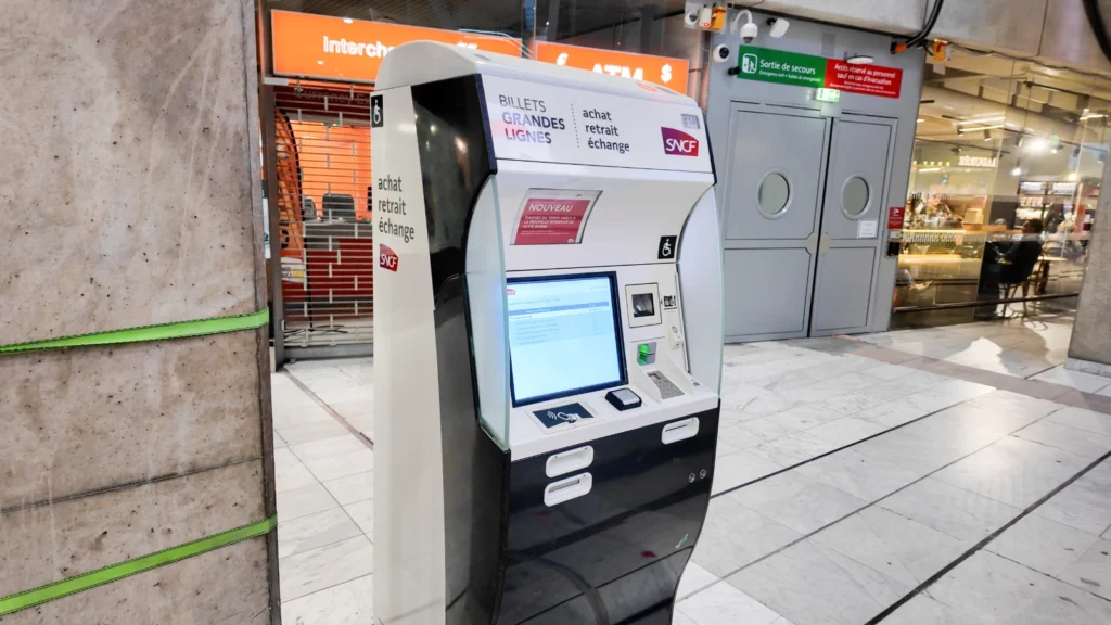 SNCF自動販売機