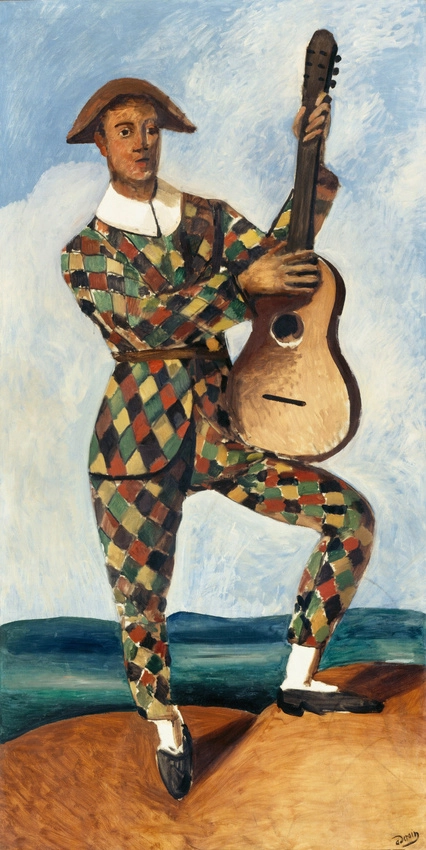 Arlequin à la guitare