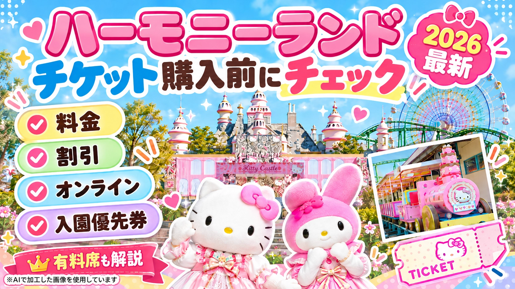 ハーモニーランド最新チケットガイド